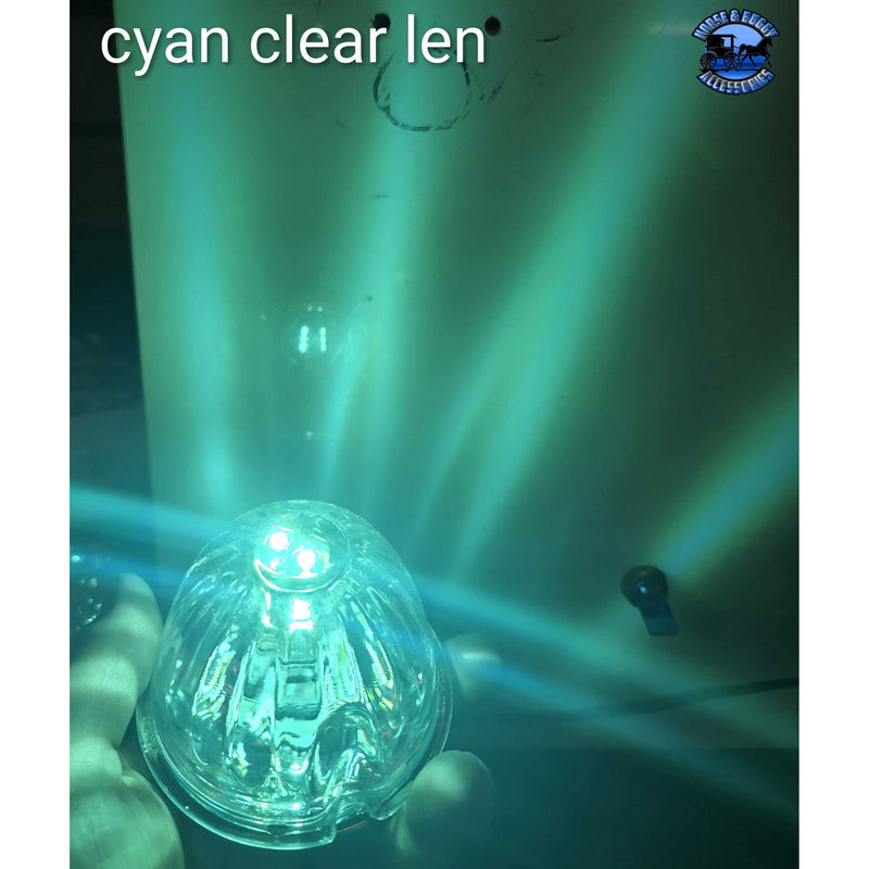 Clear Glass lens watermelon cab light with plastic housing (Includes hardware) (Choose bulb style)