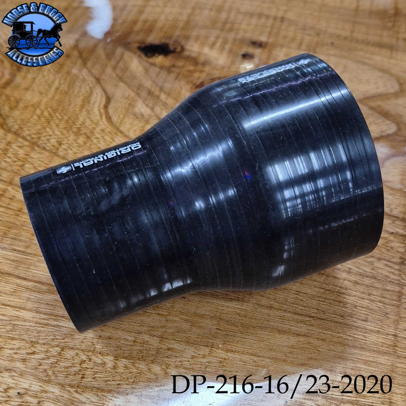 DP-216-16/23-2020 1.75ID X 2.5ID X 4'' 4PLY NOMEX (aramid) HOT SIDE SILICONE  HOSE REDUCER