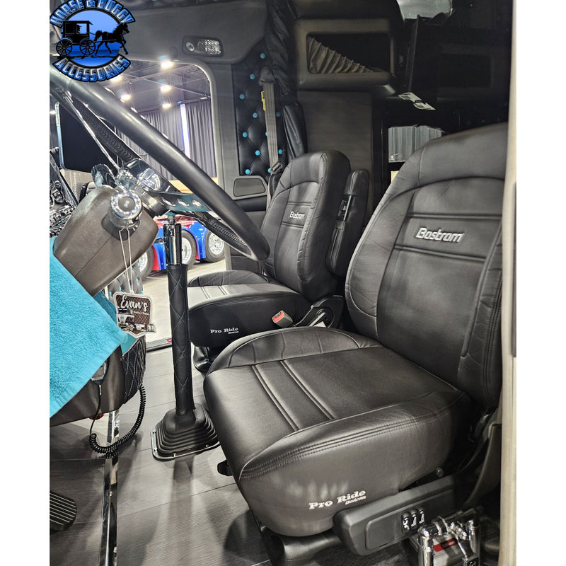 #8230001-900 Bostrom (Pro Ride) Truck Seat, Black Ultra-leather, LoPro - 910, Dual 16" Armrests, Mid-Back