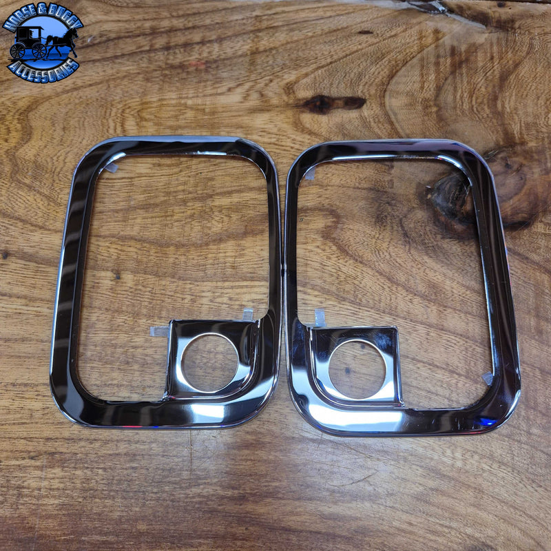 KCT232 SS CHROME PLATED DOOR HANDLE TRIM (fit KW / PETE )