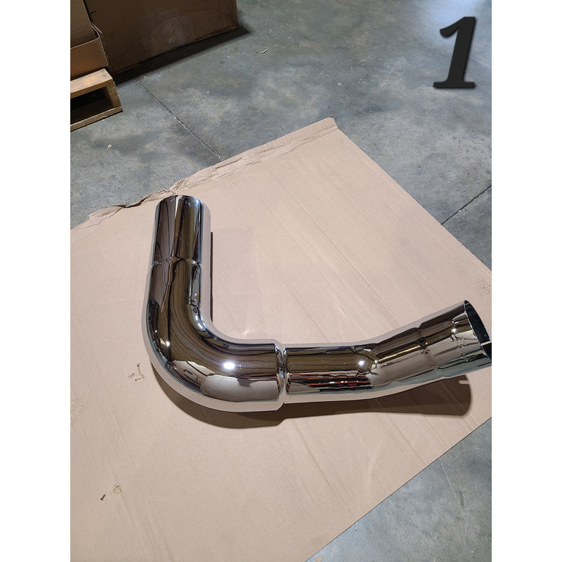 SD-DP-14ZKWX-R47646050CP 6" REDUCED TO 5" B MODEL / OVER FRAME EXHAUST ELBOW