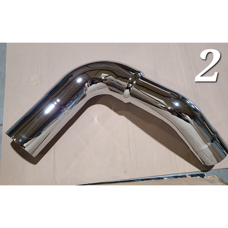 SD-DP-14ZKWX-R47646050CP 6" REDUCED TO 5" B MODEL / OVER FRAME EXHAUST ELBOW