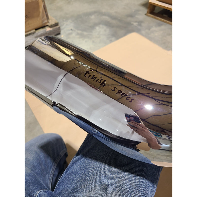 SD-DP-14ZKWX-L47646050CP 6'' REDUCED TO 5'' OVER FRAME ELBOW; LEFT SIDE