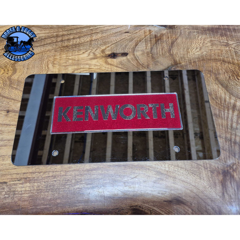 PLACA DE MATRÍCULA ESTILO PETERBILT