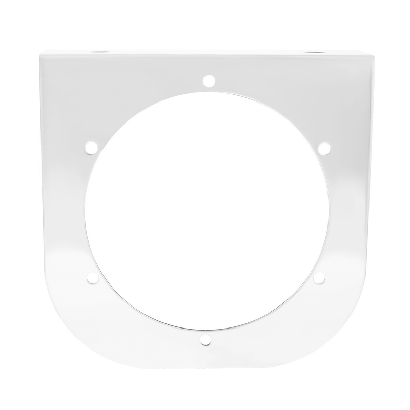 Soporte de luz de acero inoxidable con corte de luz único de 4"