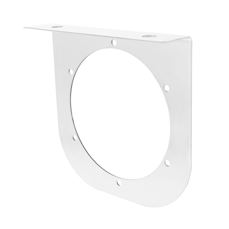 Soporte de luz de acero inoxidable con corte de luz único de 4"
