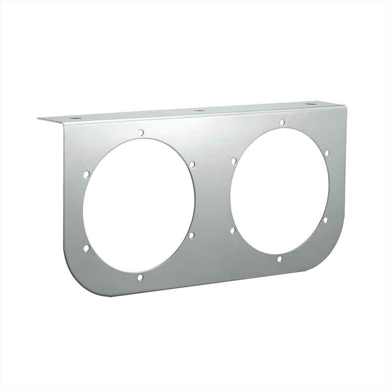 Soporte de luz de acero inoxidable con recortes de luz de 2X 4"