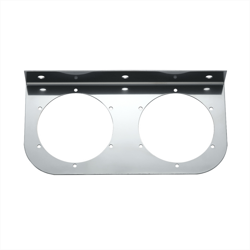 Soporte de luz de acero inoxidable con recortes de luz de 2X 4"