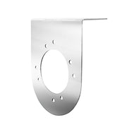UP-20461  90 degree Stainless Light Bracket With Single 3" Light Cutout Lavender