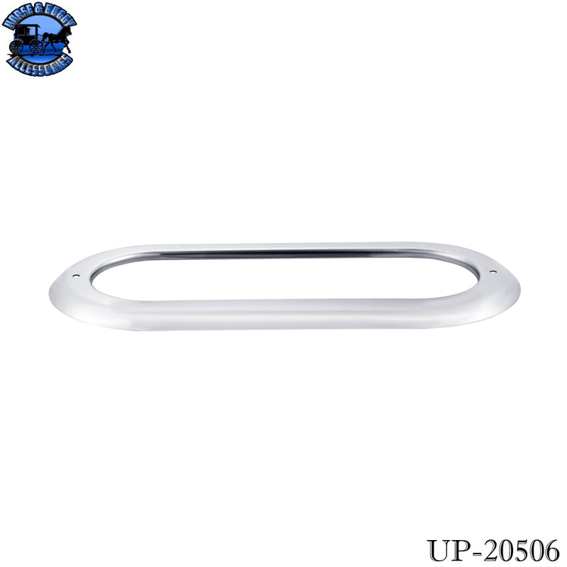 UP-20506 Stainless Steel Light Bezel For 6" Oval Grommet Mounted Light