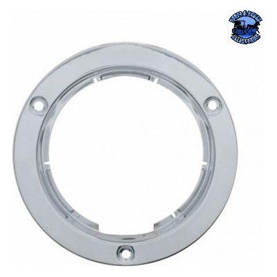 Stainless Steel Mounting Bezel For 4" Round Light (Bulk) #20549b Gray
