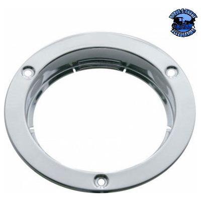 Stainless Steel Mounting Bezel For 4" Round Light (Bulk) #20549b Light Gray