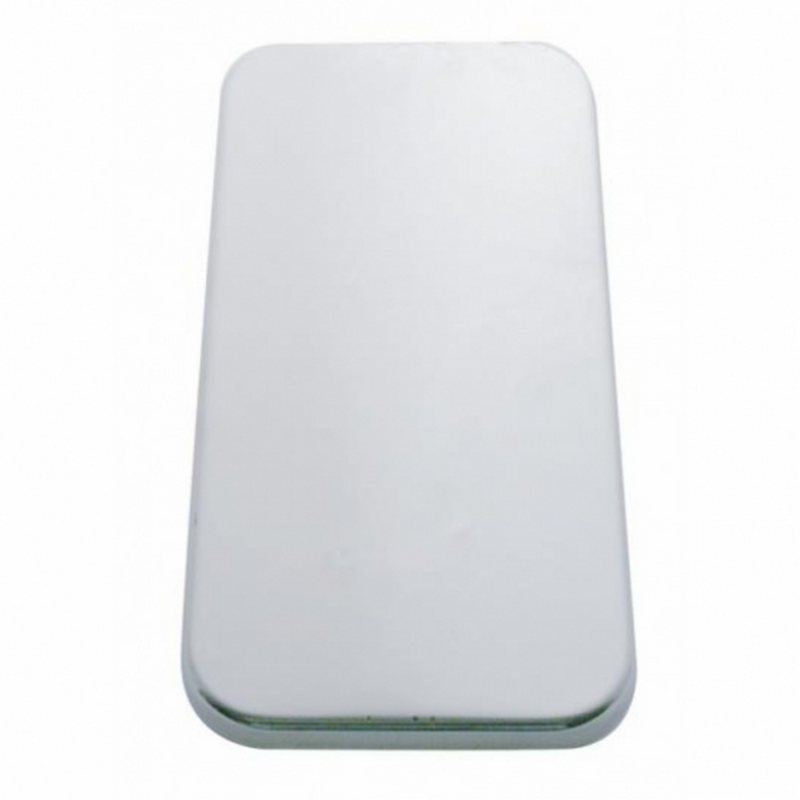UP-20568 Kenworth Stainless Vent Door Cover - Plain (Card of 2)