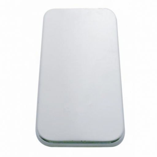 UP-20568 Kenworth Stainless Vent Door Cover - Plain (Card of 2)