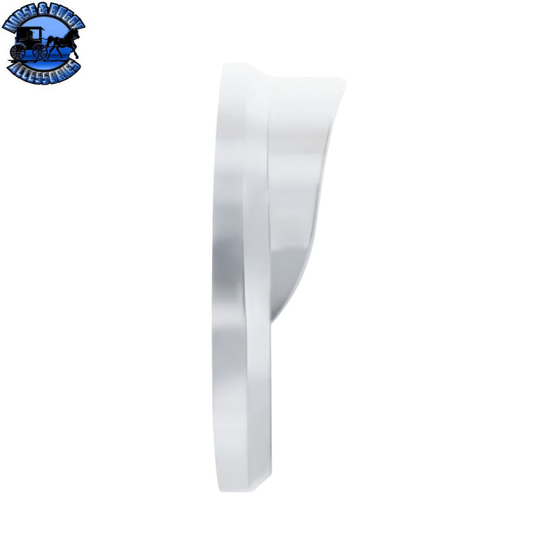 Chrome Bezel With Visor For 7-7/8" X 3-1/4" Peterbilt Emblem