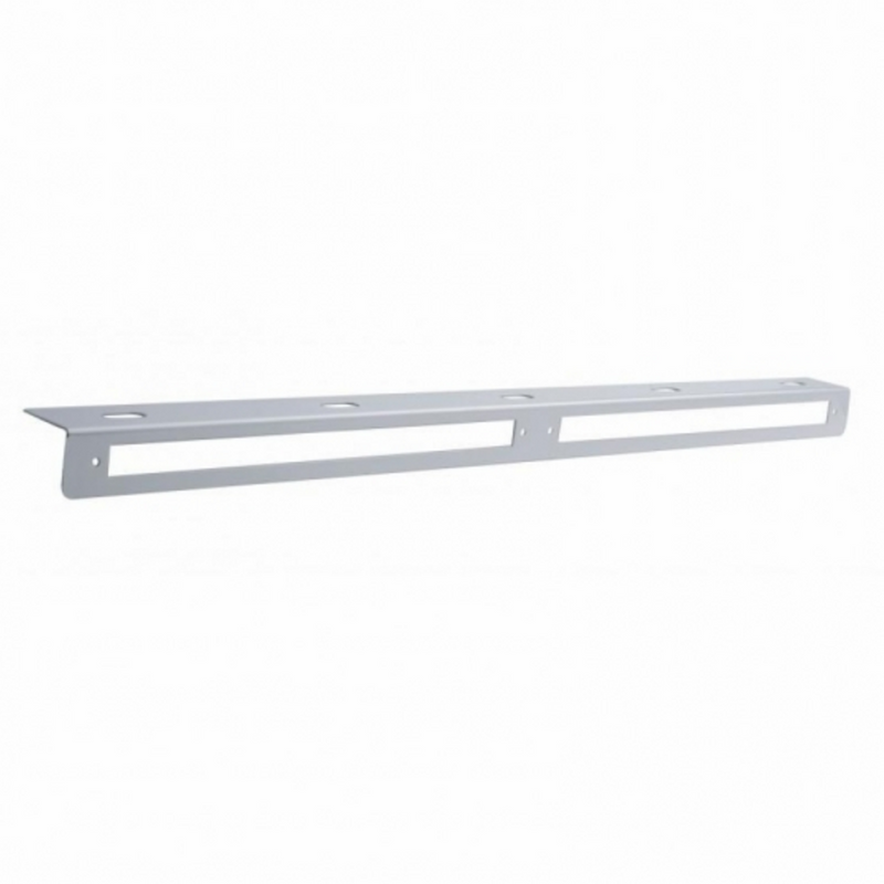 Soporte de luz de acero inoxidable de 25-5/16" con dos cortes de barra de luz de 12" (a granel)