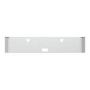 UP-20841 SS Clad Aluminum Bumper For 1982-2024 Kenworth W900 - Curved Ends