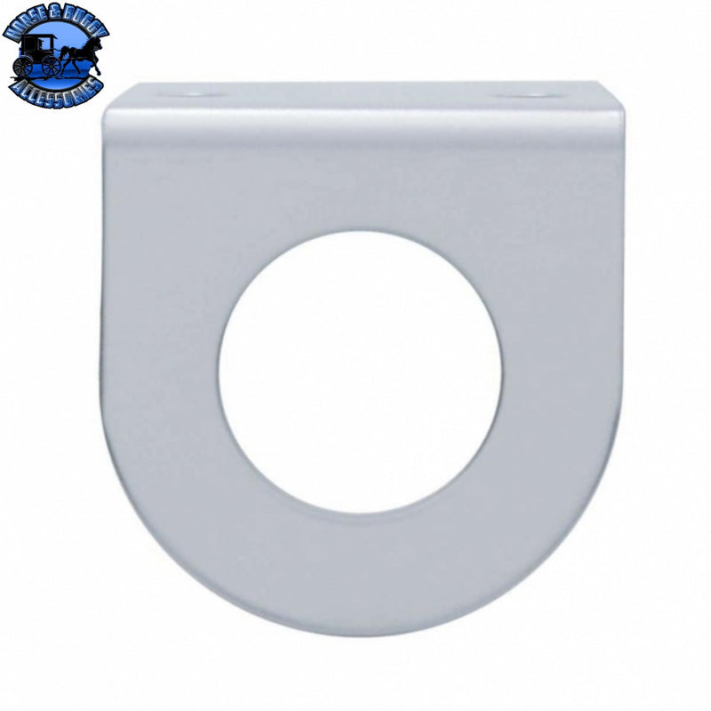 UP-20850B Stainless Mini Light Bracket With Single 13/16" Round Cutout (Bulk)