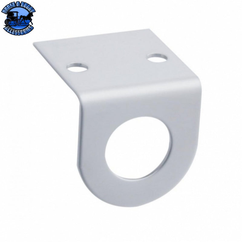 UP-20850B Stainless Mini Light Bracket With Single 13/16" Round Cutout (Bulk)