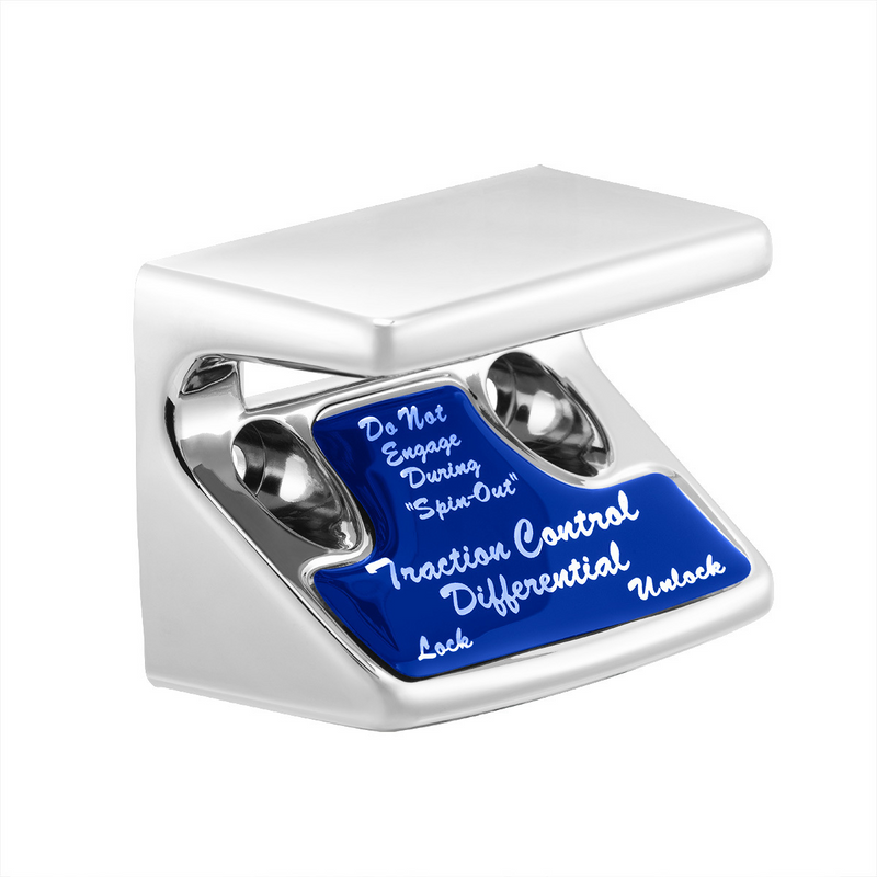 UP-21044 "Traction Control Differential" Switch Guard With Blue Sticker