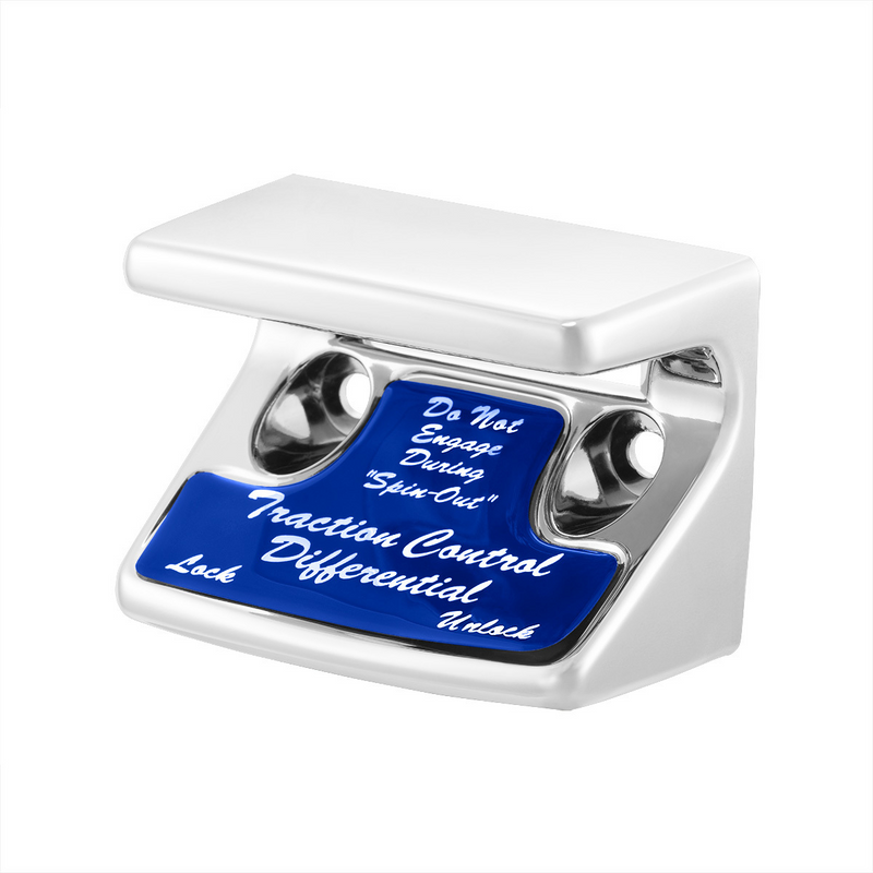 UP-21044 "Traction Control Differential" Switch Guard With Blue Sticker