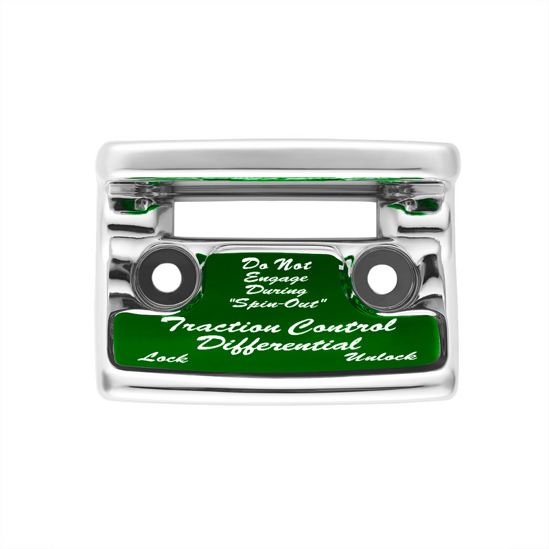 UP-21045 "Traction Control Differential" Switch Guard With Green Sticker