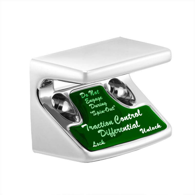 UP-21045 "Traction Control Differential" Switch Guard With Green Sticker