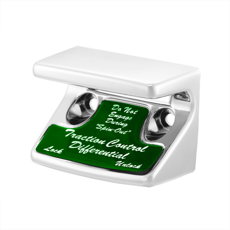 UP-21045 "Traction Control Differential" Switch Guard With Green Sticker