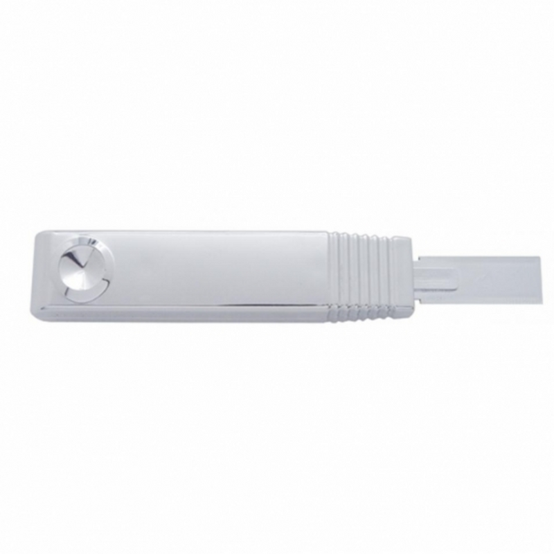 Chrome Turn Signal Lever Cover - Indented