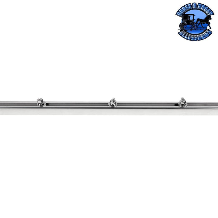 Light Gray 33-3/4" STAINLESS STEEL KENWORTH STYLE VERTICAL GRILLE BAR FOR PETERBILT 359, 379 up-21160 GRILL