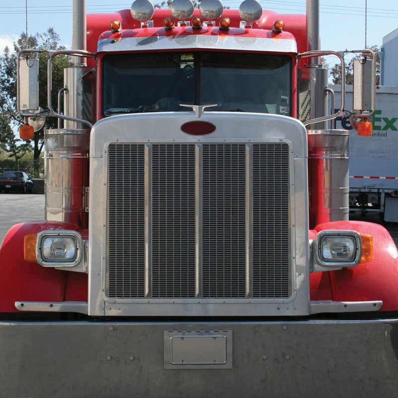 34" Peterbilt Stainless Grille Bar #21166 motor vehicle parts Dark Slate Gray