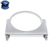 7" Stainless U-Bolt Exhaust Clamp Light Gray