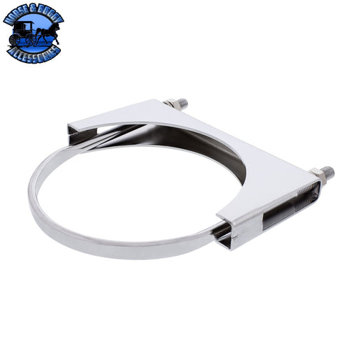 7" Stainless U-Bolt Exhaust Clamp Light Gray