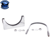 7" Stainless U-Bolt Exhaust Clamp Dark Slate Gray