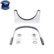 7" Stainless U-Bolt Exhaust Clamp Dark Slate Gray