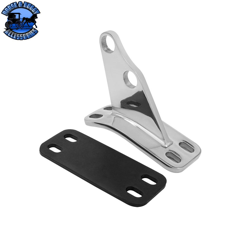 UP-21320 Stainless Steel Competition Series Angled Exhaust Bracket For Peterbilt EXHAUST BRACKET Dark Slate Gray