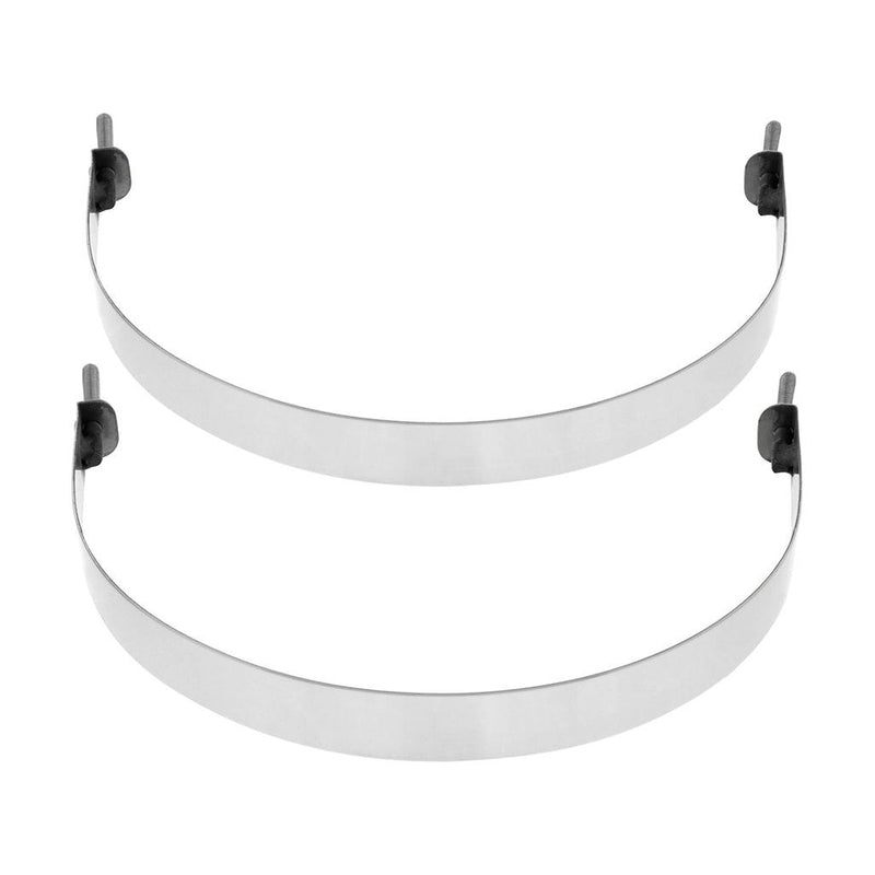 304 Stainless Steel Air Tank Straps For 8-1/4" Round Air Tank (Card of 2) #21340 Light Gray