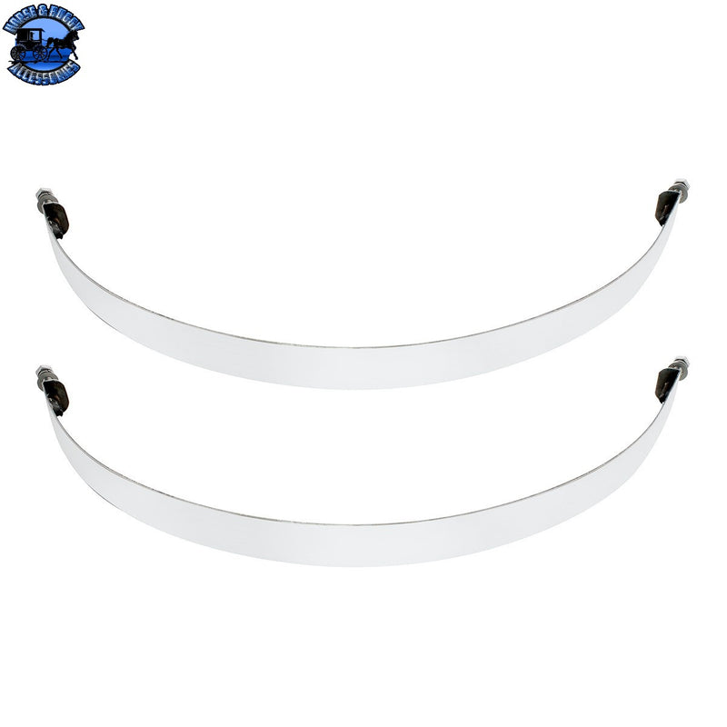 UP-21341 304 Stainless Steel Air Tank Straps For 9-3/4" Round Air Tank (Card of 2) #21241