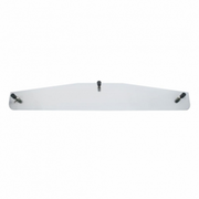 UP-21412 3" X 18" 304 Stainless Standard Bottom Mud Flap Plate - Welded Stud