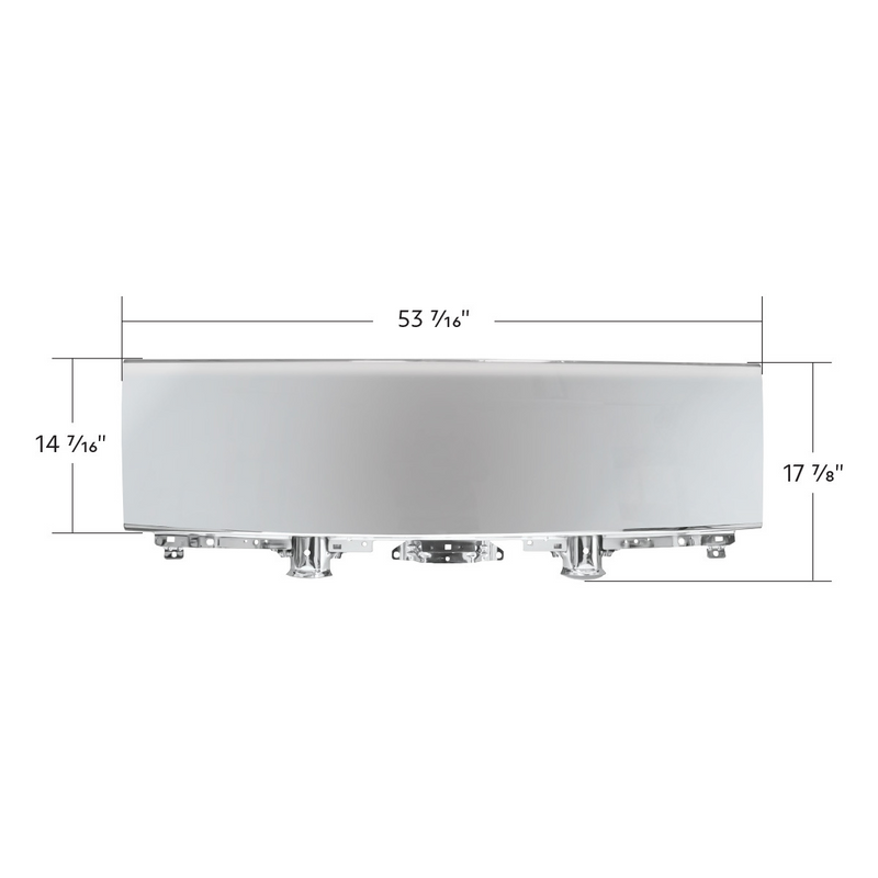 Steel Front Panel Assembly For 2008-2024 Isuzu NPR (ELF 400/500/600)-Chrome