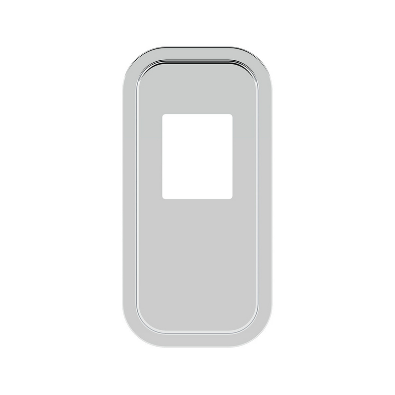 Peterbilt Stainless Steel Shift Plate Cover - 5-3/4" x 4-3/4" Opening #21732
