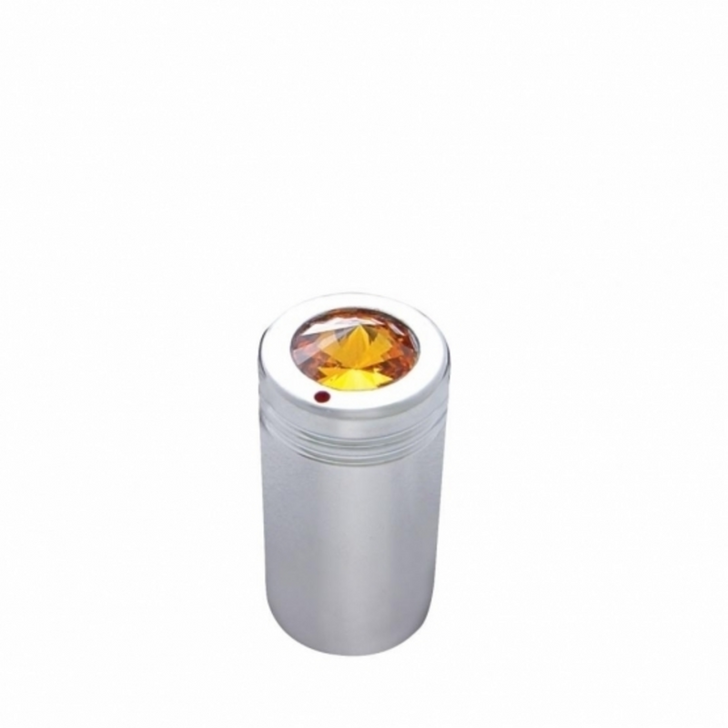 Perilla CB con cristal ámbar (paquete de 2)