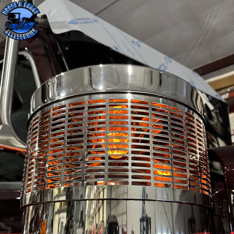 IC167150-14  Peterbilt 389 & 589 Top Screen Light Brackets for 15" Donaldson Air Cleaner " 1 Watermelon"