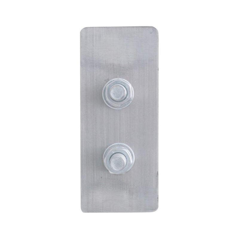 UP-22302 2" Bolt Pattern Stainless Spring Loaded Light Bar With Six 4" Light Cutouts mudflap Dark Gray