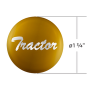 "Tractor" Glossy Air Valve Knob Candy Color Sticker-Pearl White