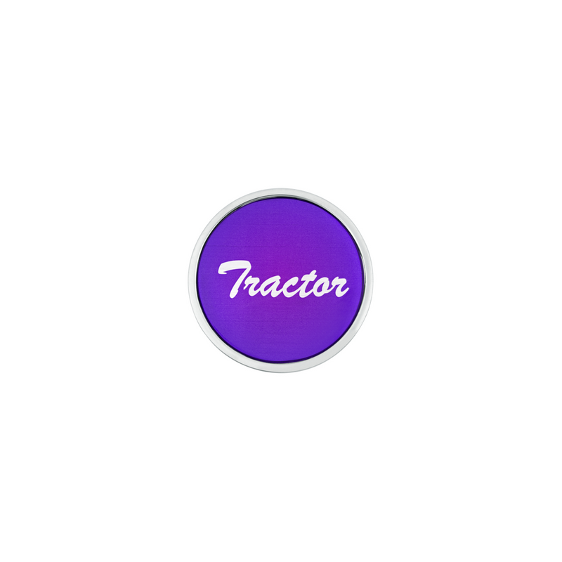 UP-23337 "Tractor" Long Air Valve Knob - Purple Glossy Sticker
