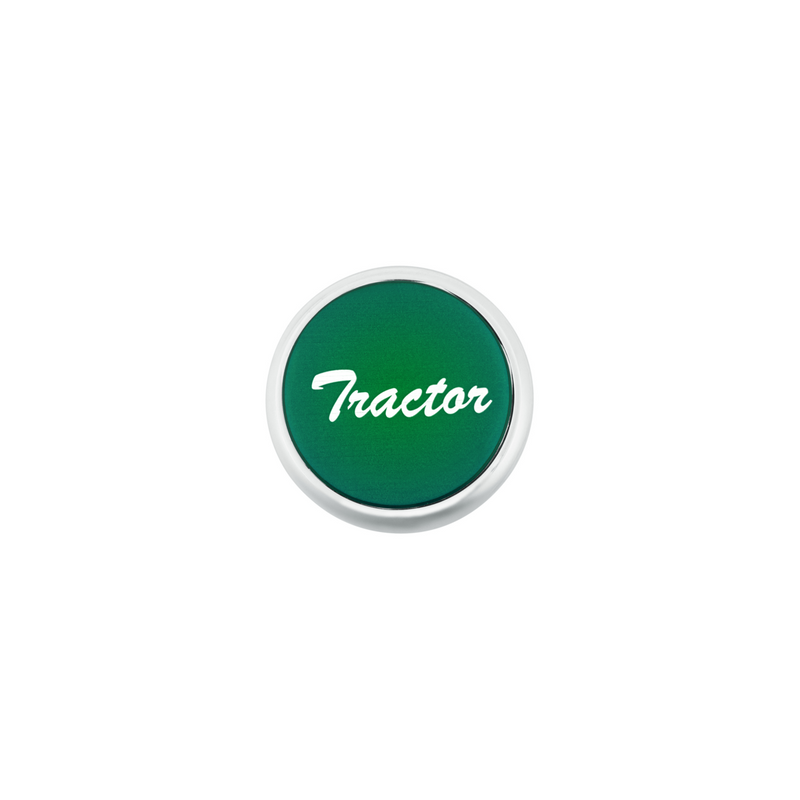 UP-23402 "Tractor" Deluxe Air Valve Knob - Green Glossy Sticker
