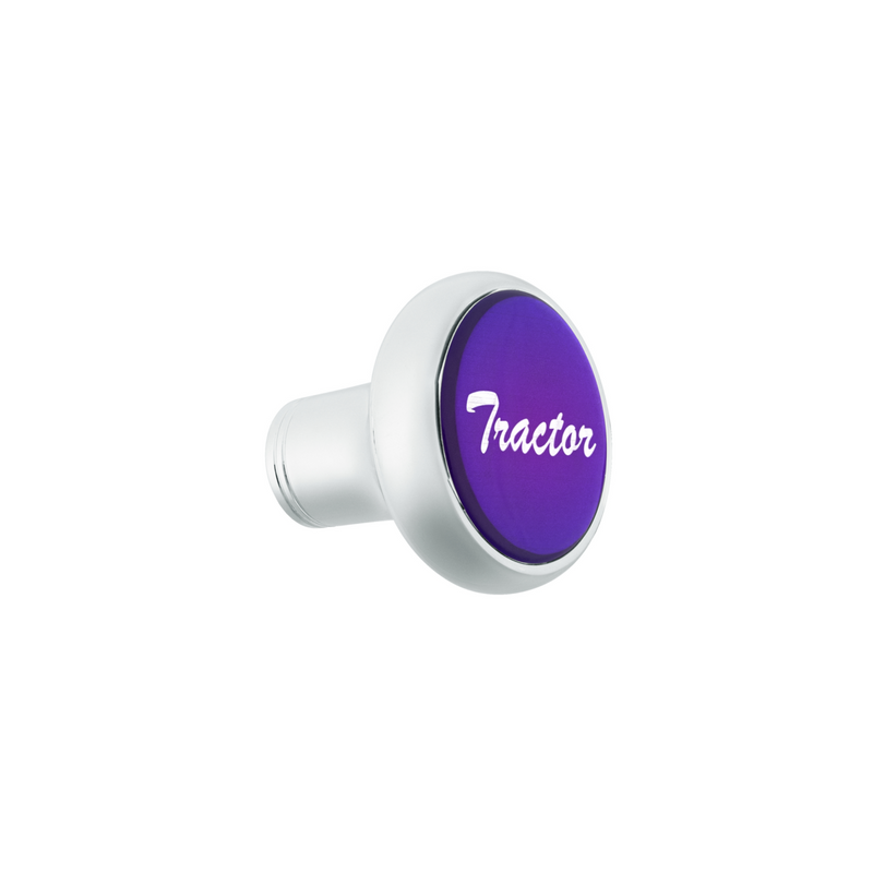 UP-23403 "Tractor" Deluxe Air Valve Knob - Purple Glossy Sticker