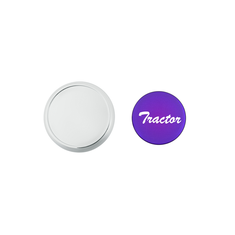 UP-23403 "Tractor" Deluxe Air Valve Knob - Purple Glossy Sticker