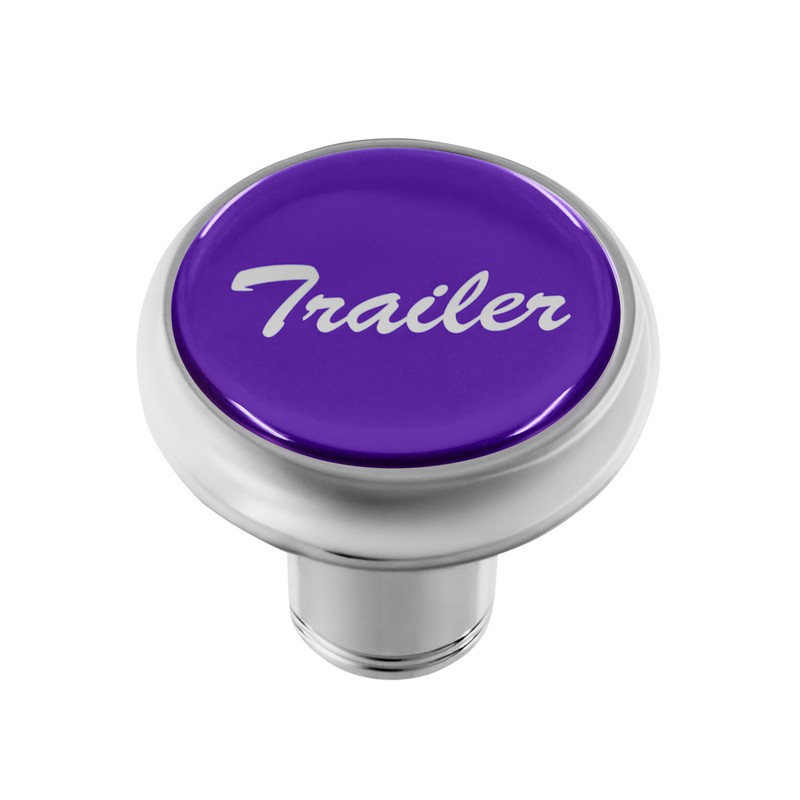 UP-23409 "Trailer" Deluxe Air Valve Knob - Purple Glossy Sticker
